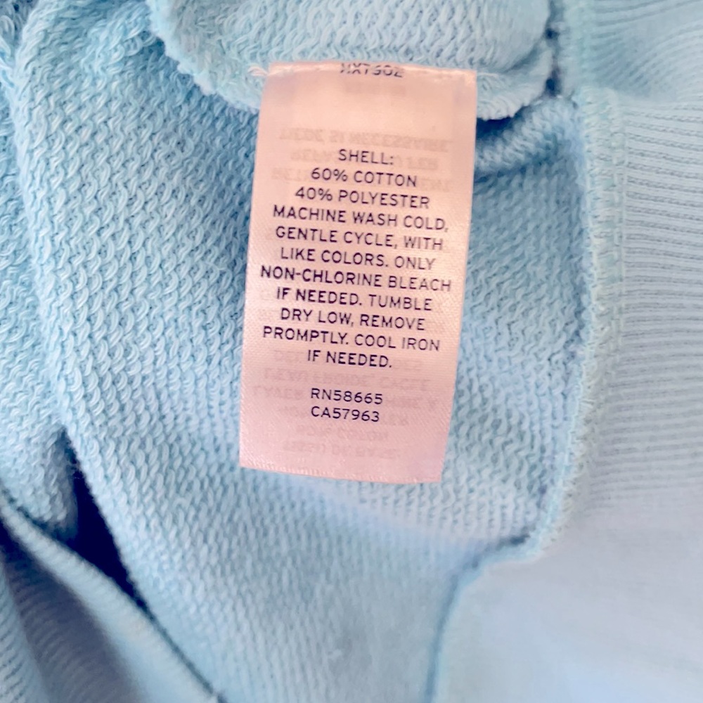 Baby blue Treasure & Bond hoodie size S - Picture 5 of 5
